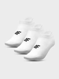 Športové ponožky 4F SOM213 Biele (3 páry) Farba: Biela, Veľkosť: 39-42