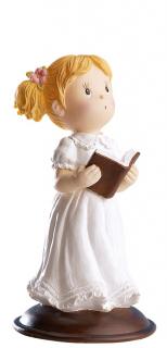 Figúrka na prvé sväté prijímanie - Dievča s bibliou