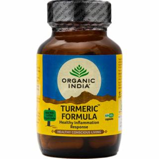 Organic India Turmeric Formula 60 kapsúl – antioxidant, zápaly a kĺby