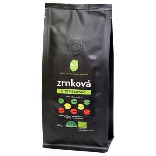 Bio zrnková káva Etiópia Sidamo, 250 g