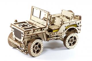 Wooden City 3D mechanické puzzle - Jeep 4x4