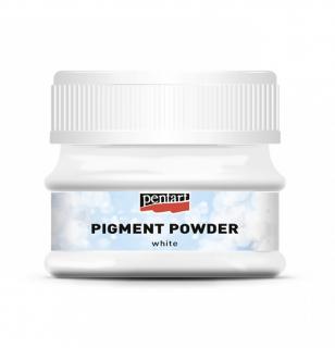 Pigmentový prášok - PIGMENT POWDER 6g, biely (uerčený nielen na slonovinovú ale aj klasickú živicu)