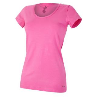 Tričko dámské KR tenké výstrih U Outlast® - tm.ružová Veľkosť: XL