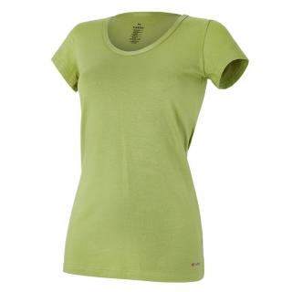 Tričko dámské KR tenké výstrih U Outlast® - zelená matcha Veľkosť: L