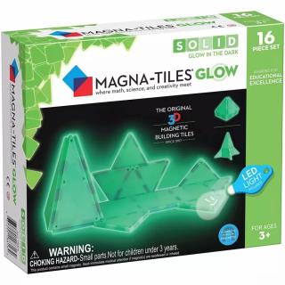 Magnetická stavebnica Glow 16 dielov - MAGNA-Tiles