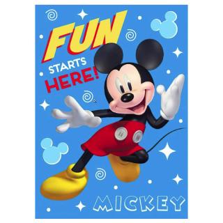 Detská deka Mickey Mouse 02 100x140 cm 100% Polyester Faro