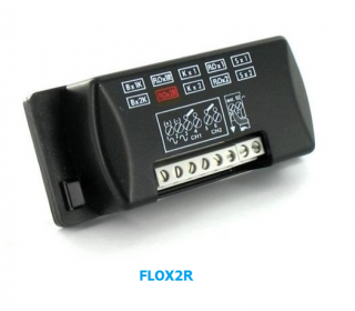 externý univerzálny prijímač FLOX2R (2 kanály, frekvencia 433,92 MHz)