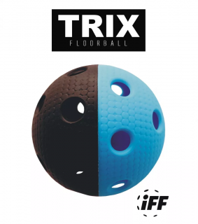 Florbalová loptička TRIX Farba: Čierno-modrá