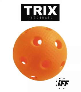 Florbalová loptička TRIX Farba: Oranžová
