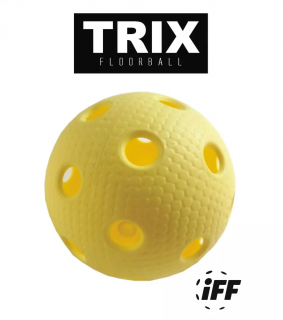 Florbalová loptička TRIX Farba: Žltá