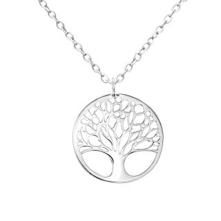 Glory strieborný náhrdelník Strom života S1078