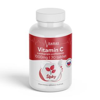 Vitamín C 1000mg / 30 tabliet - Šípka s predlženým účinkom