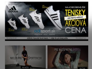 Športové oblečenie a obuv značky ADIDAS - adisport.sk
