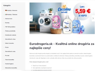 Eurodrogeria.sk - Najlepšia online drogéria!