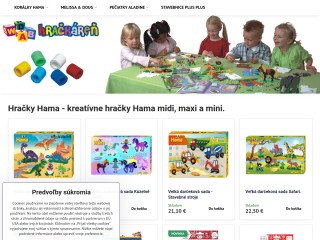 Hračkáreň - kreatívne hračky Hama midi, maxi a maxi stick, hračky Tiny Love, darčeky Baby Art - Hrač