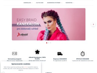 eBraid.sk | 100% Kanekalon, Široká ponuka farieb