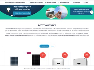 Fotovoltaika a solárne systémy na mieru | Noveenergie.sk